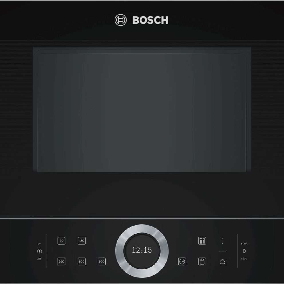 Lò Vi Sóng Âm Tủ Bosch BFL634GB1B Tích Hợp 7 Công Thức Nấu Ưu Đãi Lớn