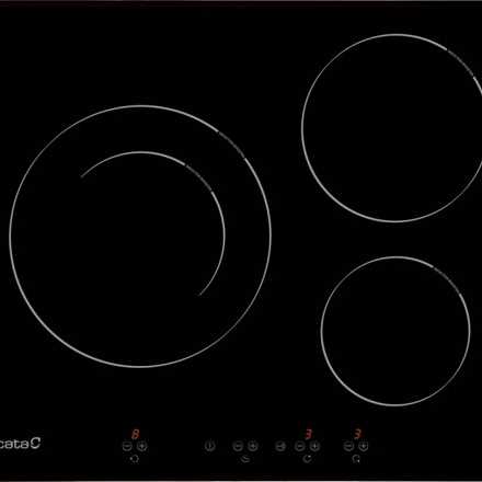 Bếp Từ 3 Vùng Nấu Cata IB 6203 BK Với 9 Cấp Độ Nhiệt Giá Giảm Sốc