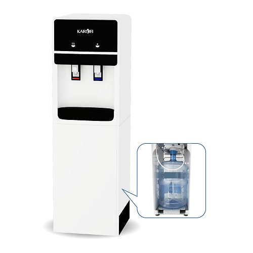 Cây nước nóng lạnh hút bình Karofi HC02-W