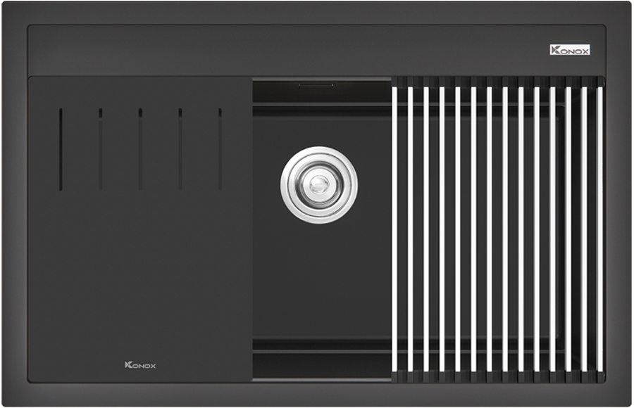 Chậu rửa Konox Terra 790S Black