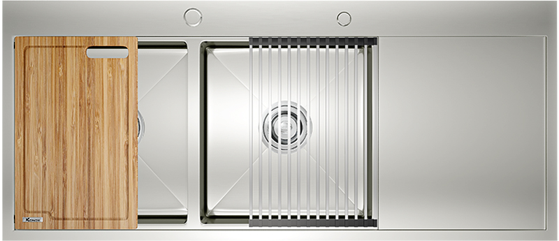 Chậu rửa Konox KN11650TD - Bàn phải