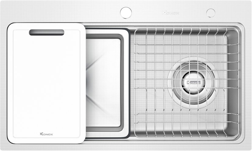 Chậu rửa Konox KN8048TS Dekor