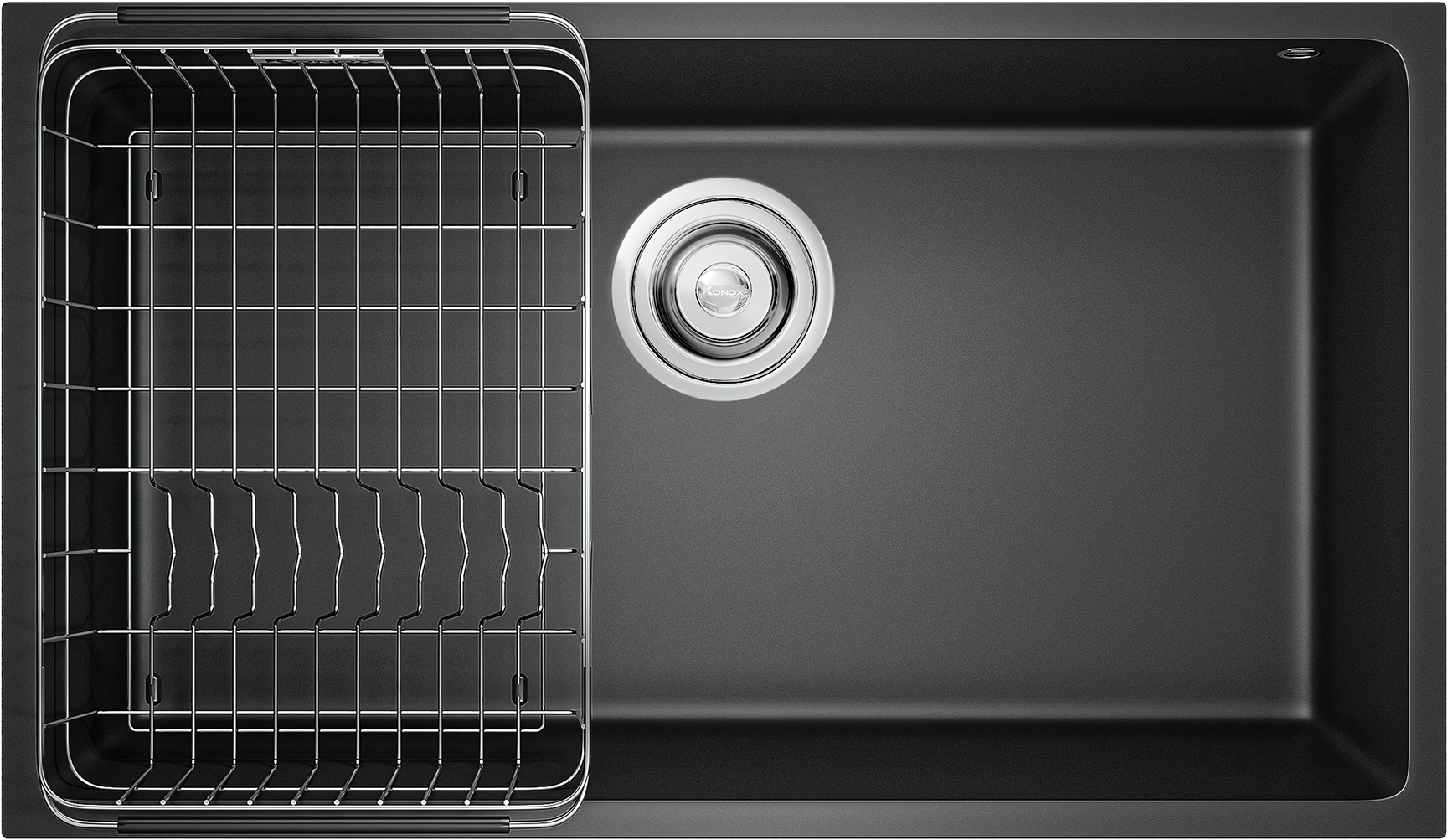 Chậu rửa Konox Naros 760S Black
