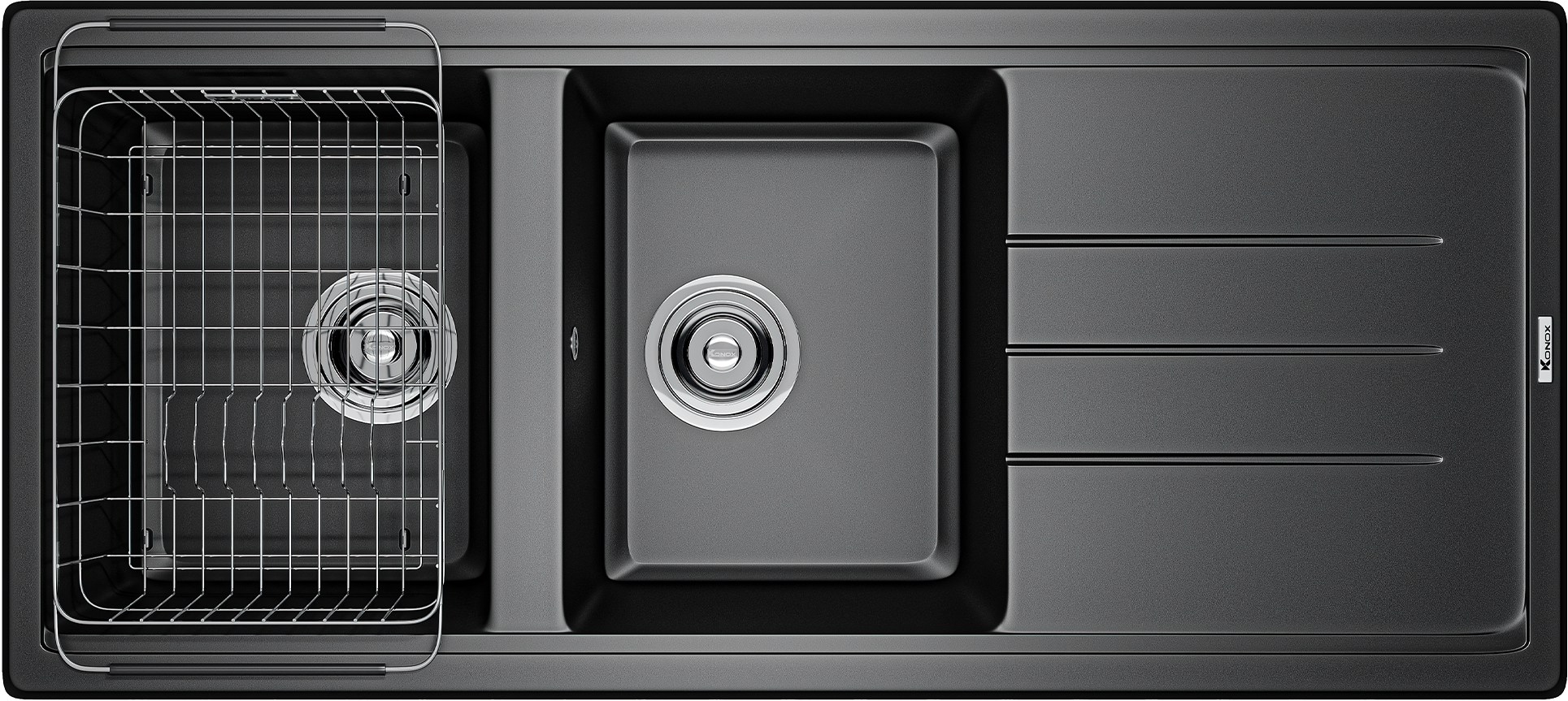 Chậu rửa Konox Phoenix 1160 Black
