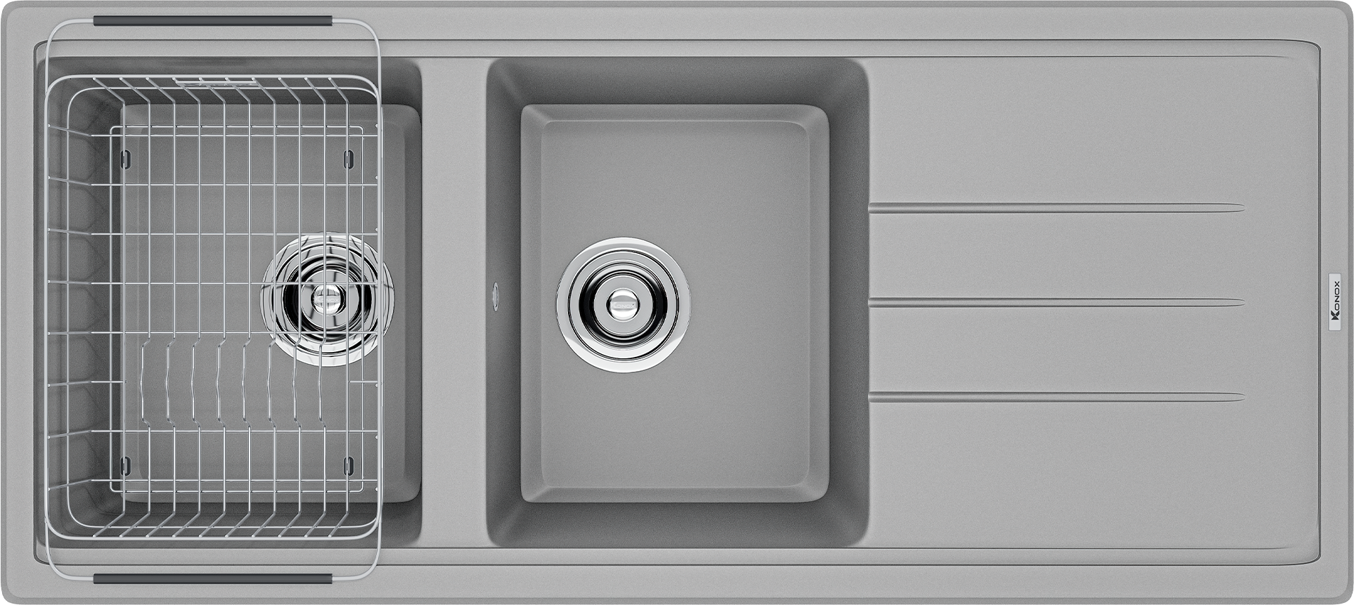 Chậu rửa Konox Phoenix 1160 Grey