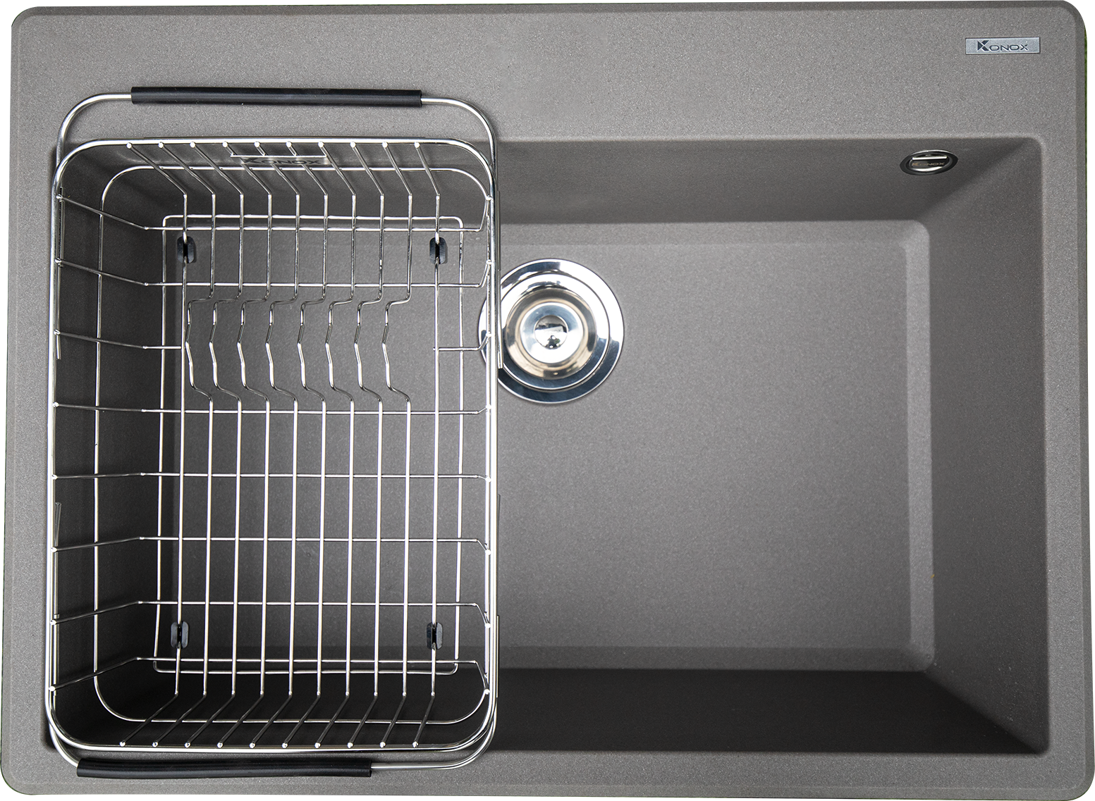 Chậu rửa Konox Ruvita 680 Grey