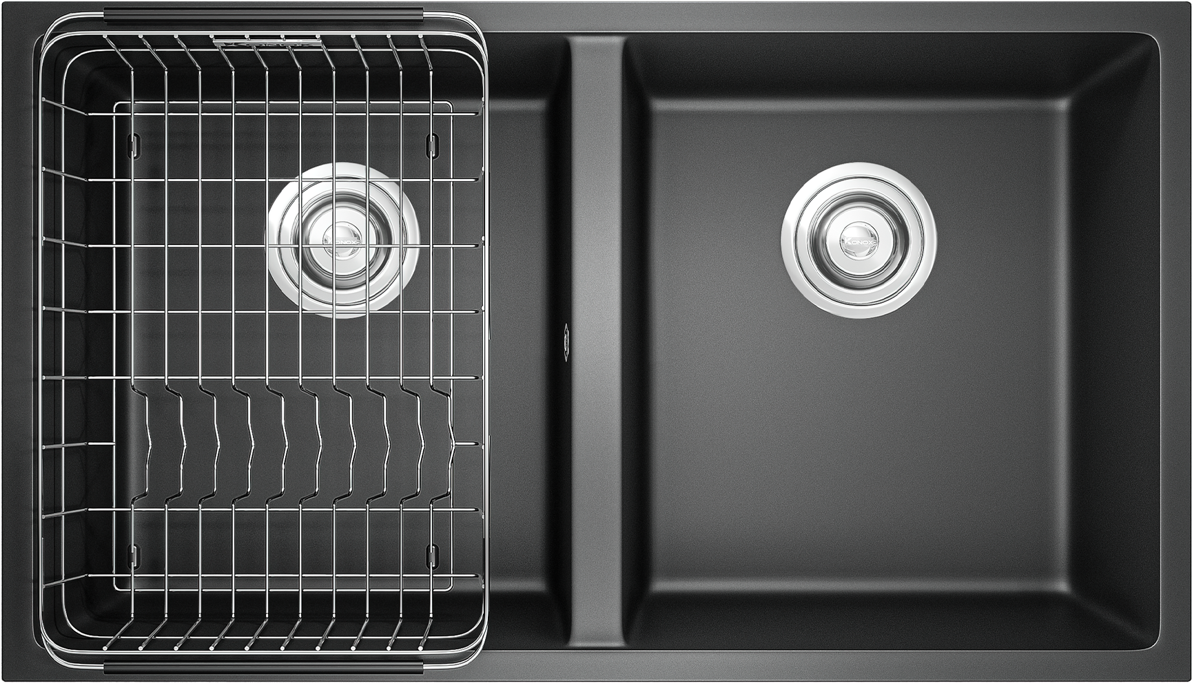 Chậu rửa Konox Veloci 760D Black