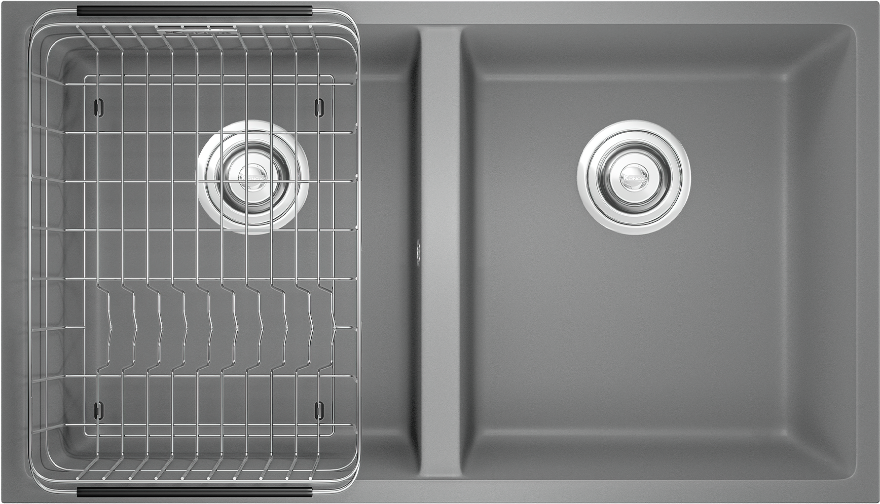 Chậu rửa Konox Veloci 760D Grey