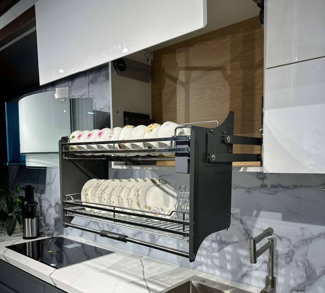 Giá bát đĩa nâng hạ Faster FSEB70G304