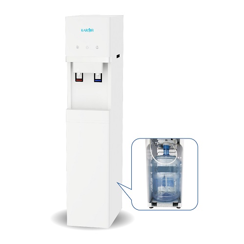 Cây nước nóng lạnh hút bình Karofi HC300-W