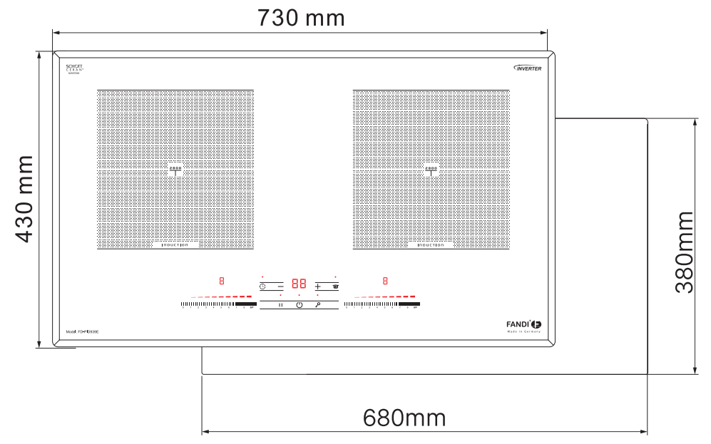 Bếp từ Fandi FD-PID939E 9 Bếp từ Fandi FD-PID939E