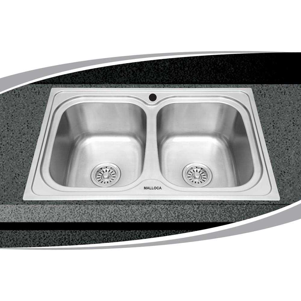 Chậu Inox 2 Hố Malloca MS 1001 NEW