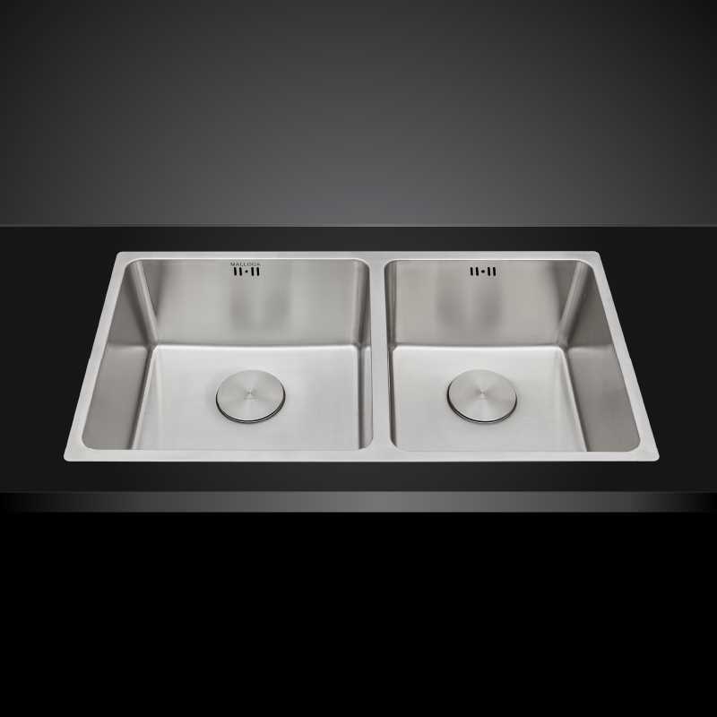Chậu Rửa Bát Malloca Âm MS 6081 Bề mặt được cấu tạo bởi thép không rỉ 304