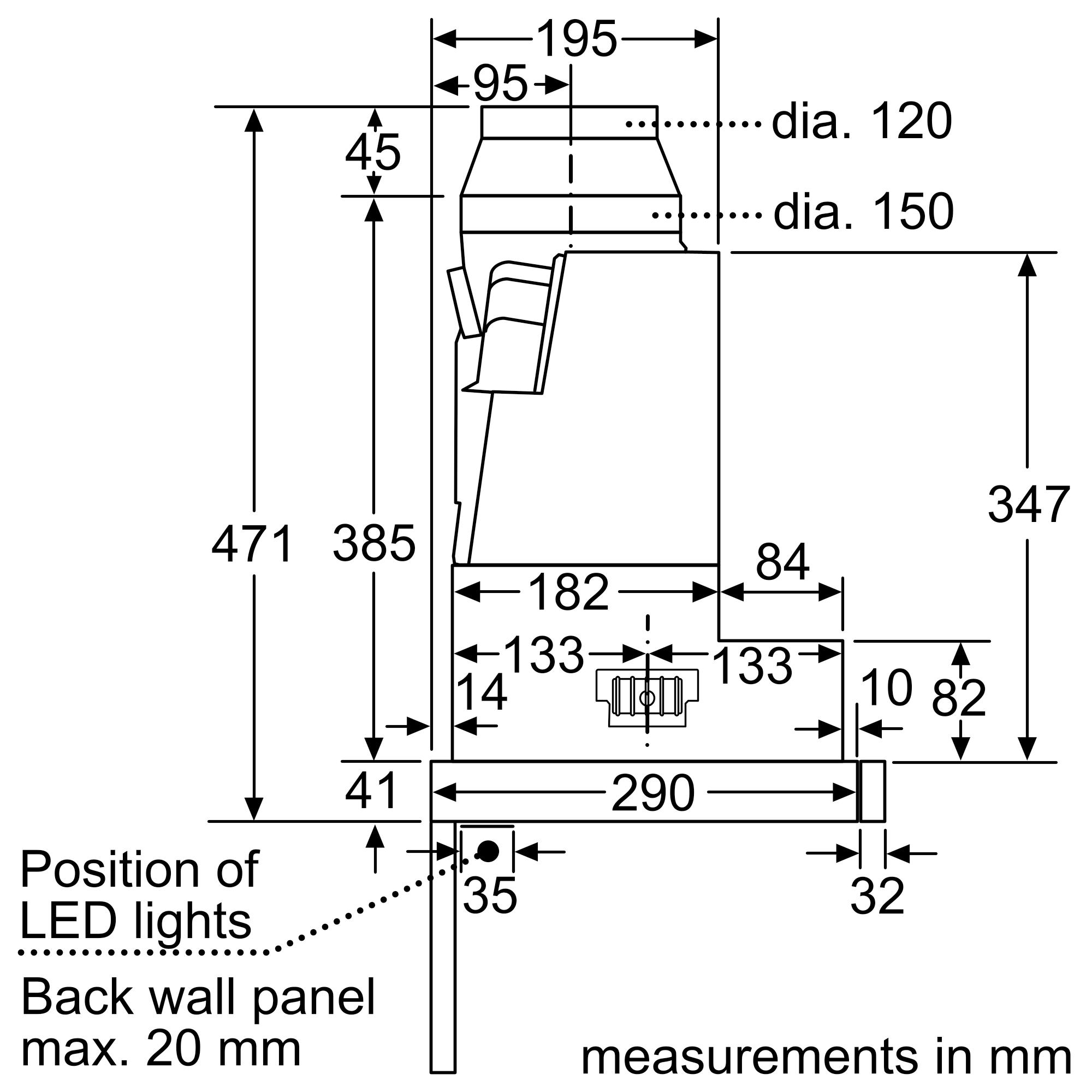 Máy hút mùi Bosch DFS097J50B 11 Máy hút mùi Bosch DFS097J50B