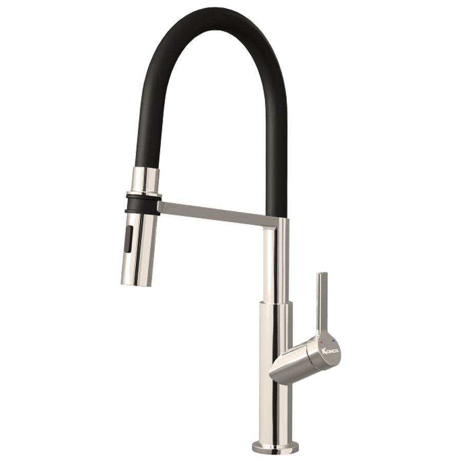 Vòi rửa Konox Tema Nickel
