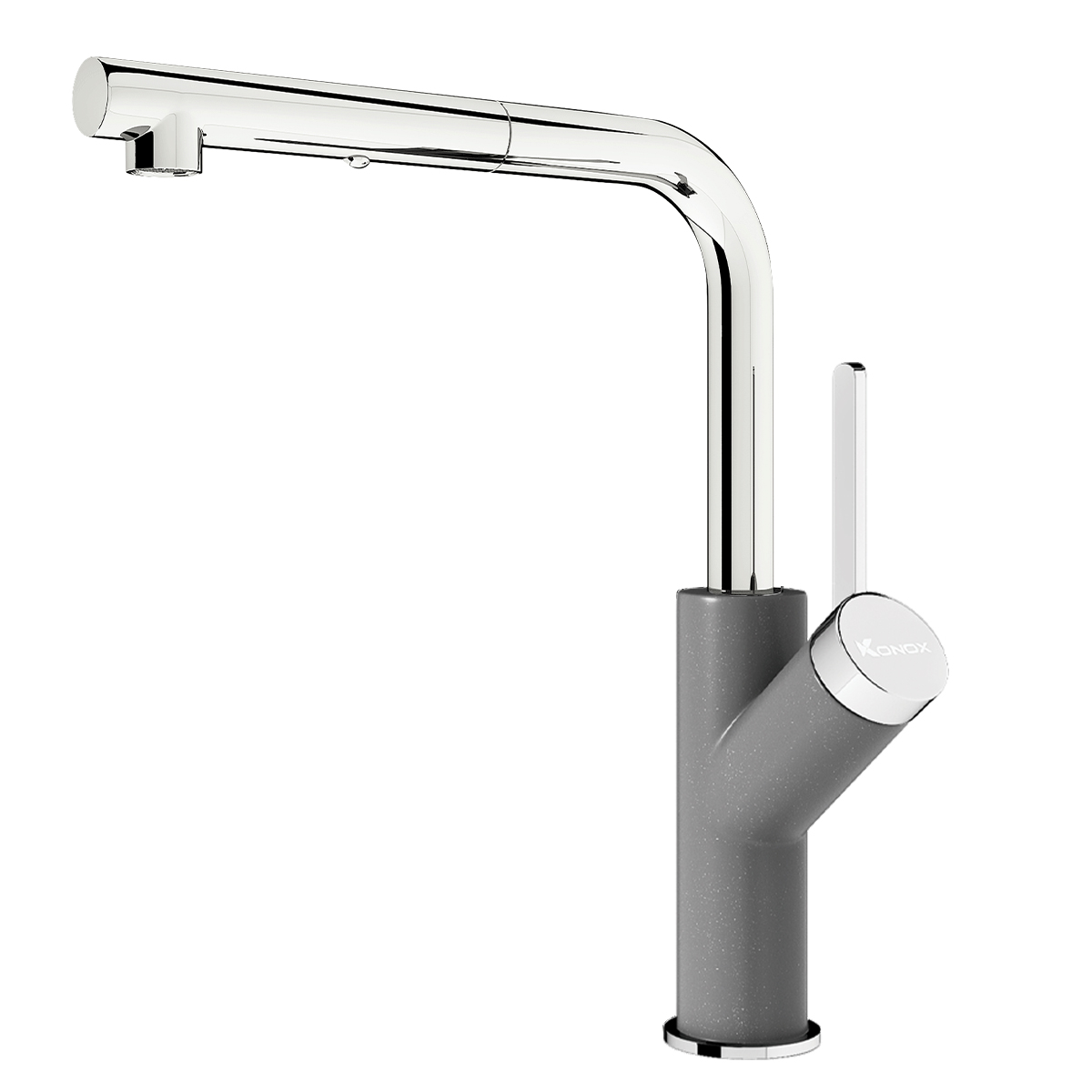Vòi rửa Konox Artan Grey