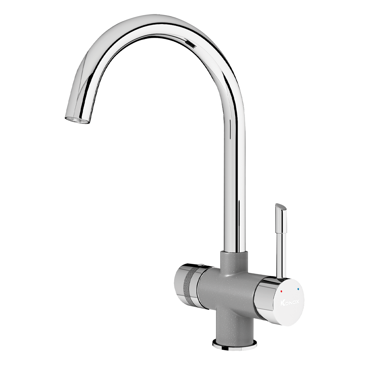 Vòi rửa Konox Trim-Water Grey