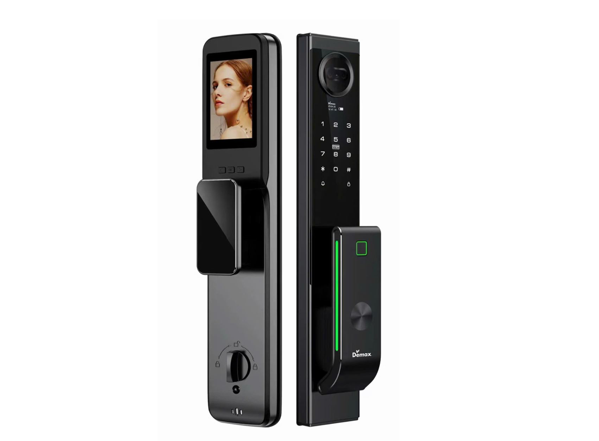 Khóa cửa thông minh Demax SL966 VF CNC FACE ID APP WIFI REMOTE