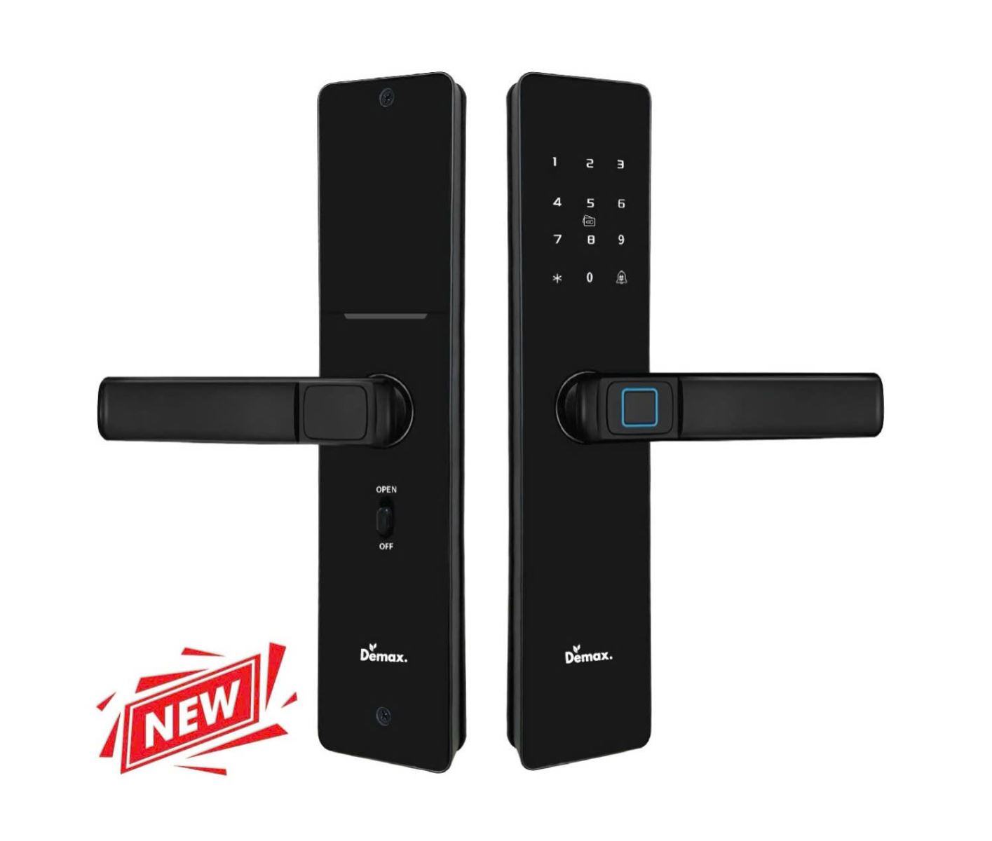 Khoá cửa gỗ thông minh Demax SL-C320 BL APP WIFI