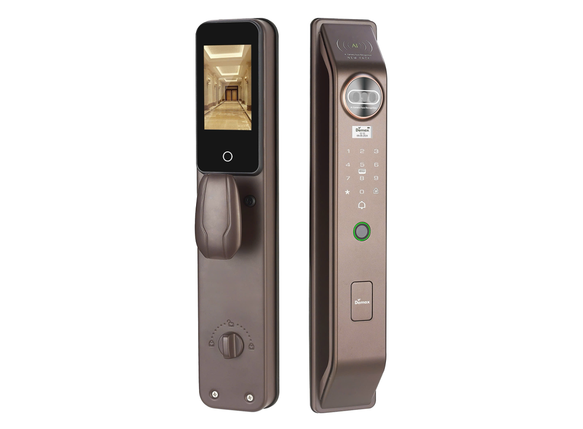 Khóa nhận diện khuôn mặt Demax EL 912 MB FACE ID VIDEO CALL REMOTE WIFI
