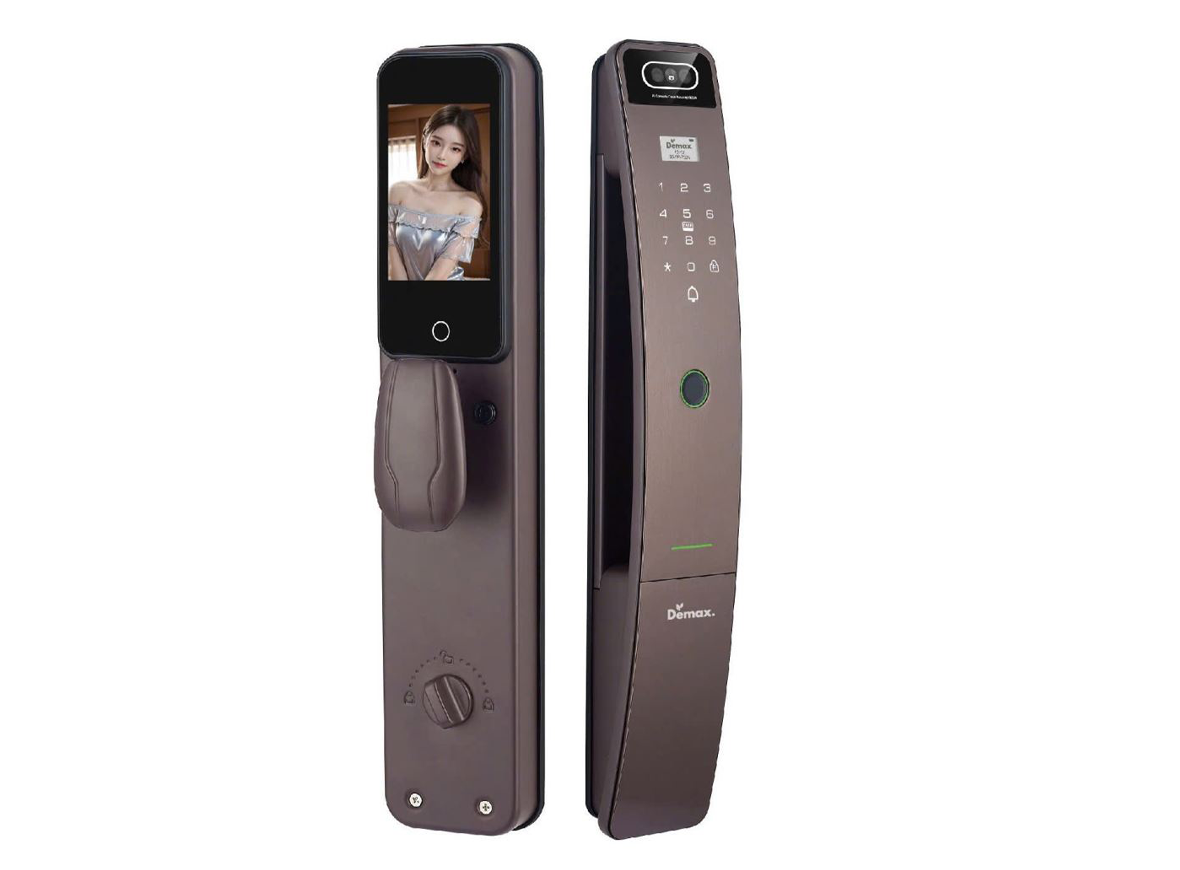 Khóa điện tử nhận diện khuôn mặt Demax EL910 MB VIDEO CALL APP WIFI