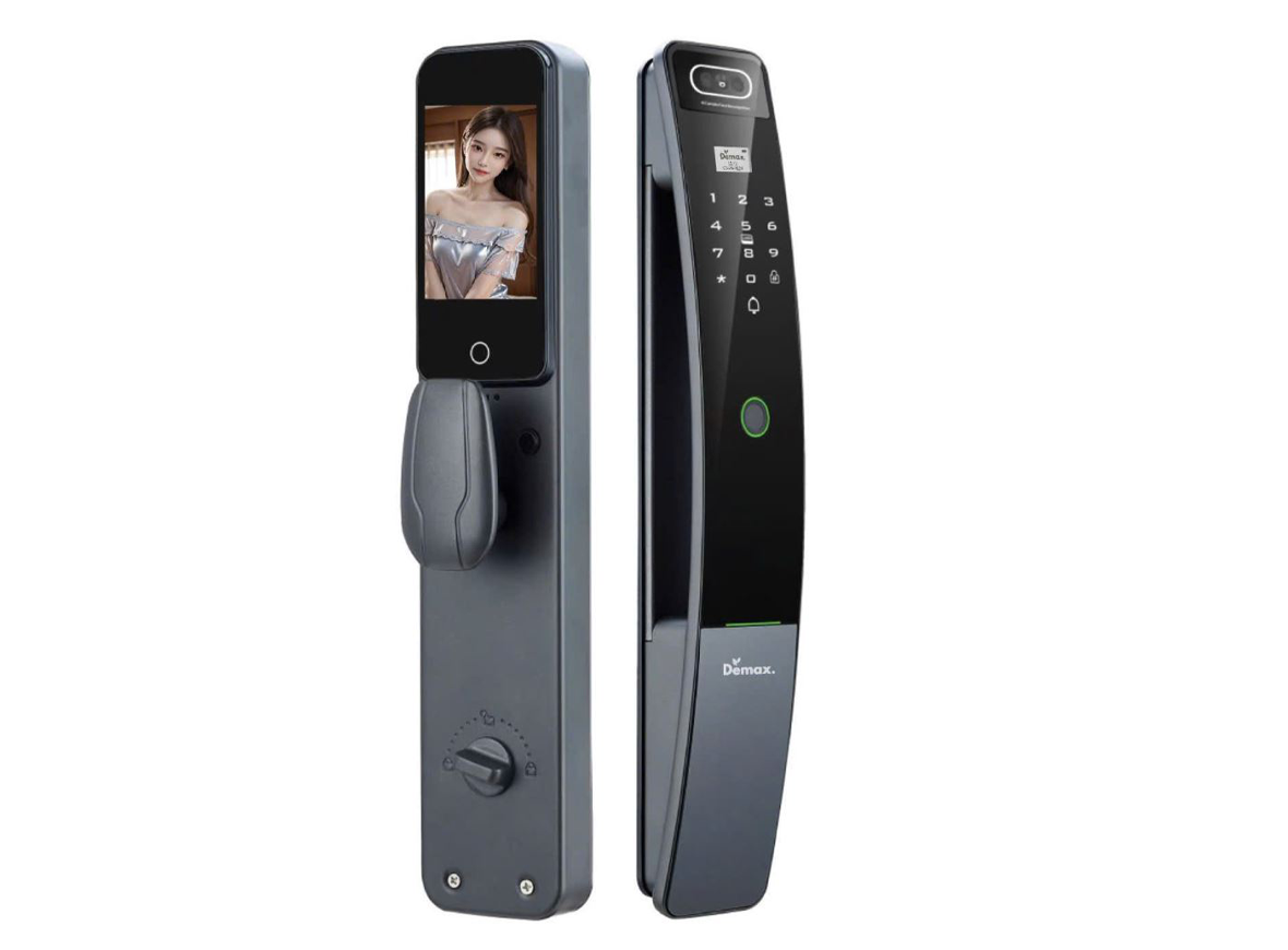 Khóa điện tử nhận diện khuôn mặt Demax EL910 GS FACE ID VIDEO CALL REMOTE APP WIFI