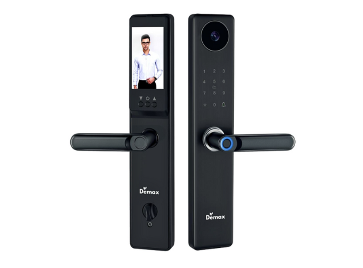 Khóa điện tử màn hình chuông Demax EL-C66BL WIFI