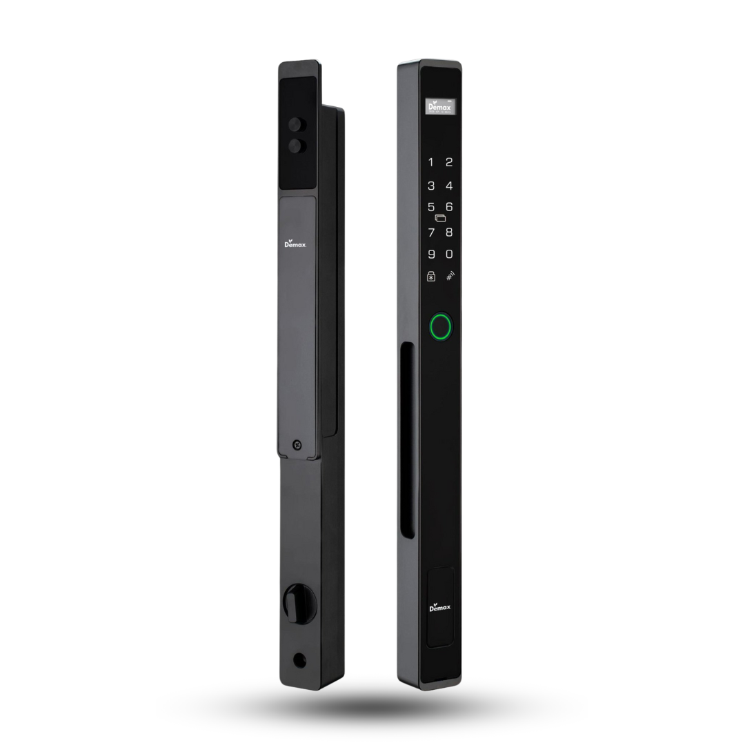 Khóa cửa nhôm Demax SL808 BL CNC WIFI