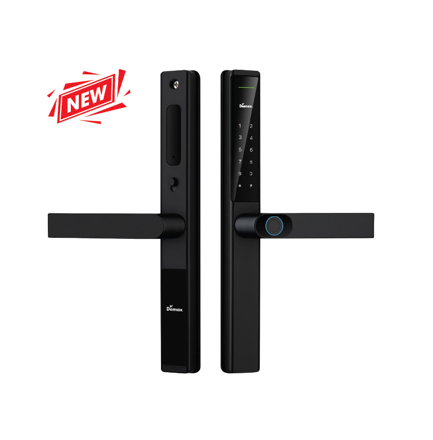 Khóa cửa nhôm Demax SL699 Lux BL App Wifi