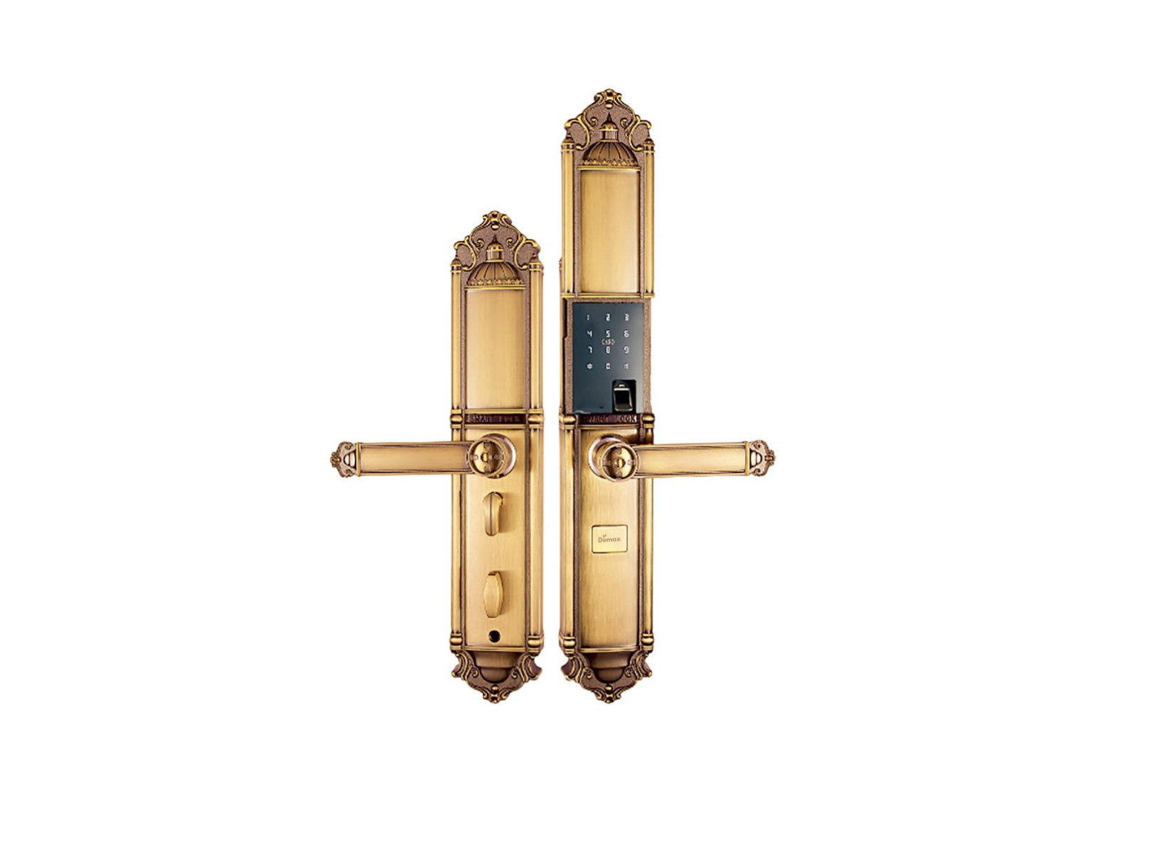 Khóa cửa đại sảnh Demax EL822 GOLD APP WIFI
