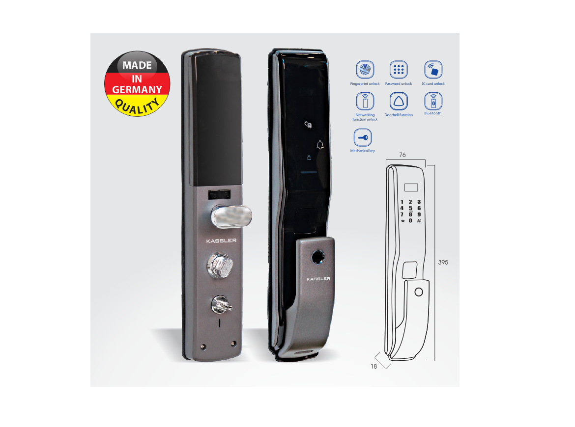Khóa vân tay Kassler KL-789