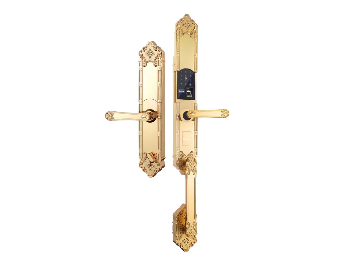 Khóa cửa đại sảnh Demax EL 819 GOLD APP WIFI