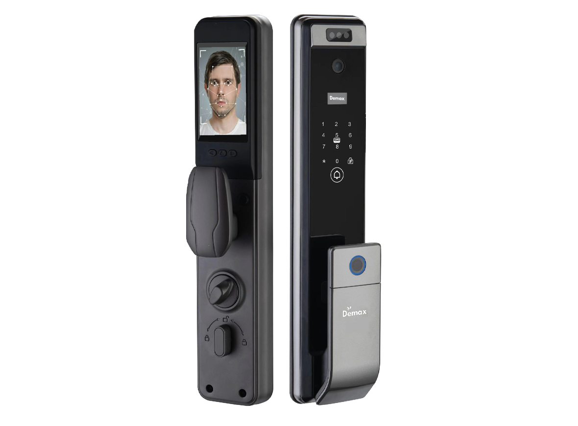 Khóa cửa nhận diện khuôn mặt Demax SL916 GS ID APP WIFI