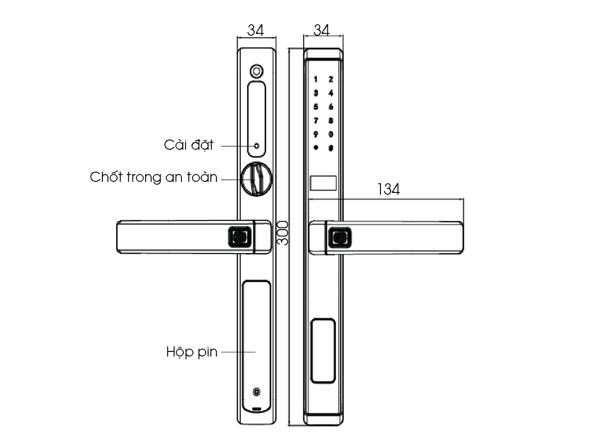 Khóa cửa Demax EL688 AG APP WIFI – Giải pháp an ninh thông minh 2 Khóa cửa Demax EL688 AG APP WIFI – Giải pháp an ninh thông minh - Ảnh 2