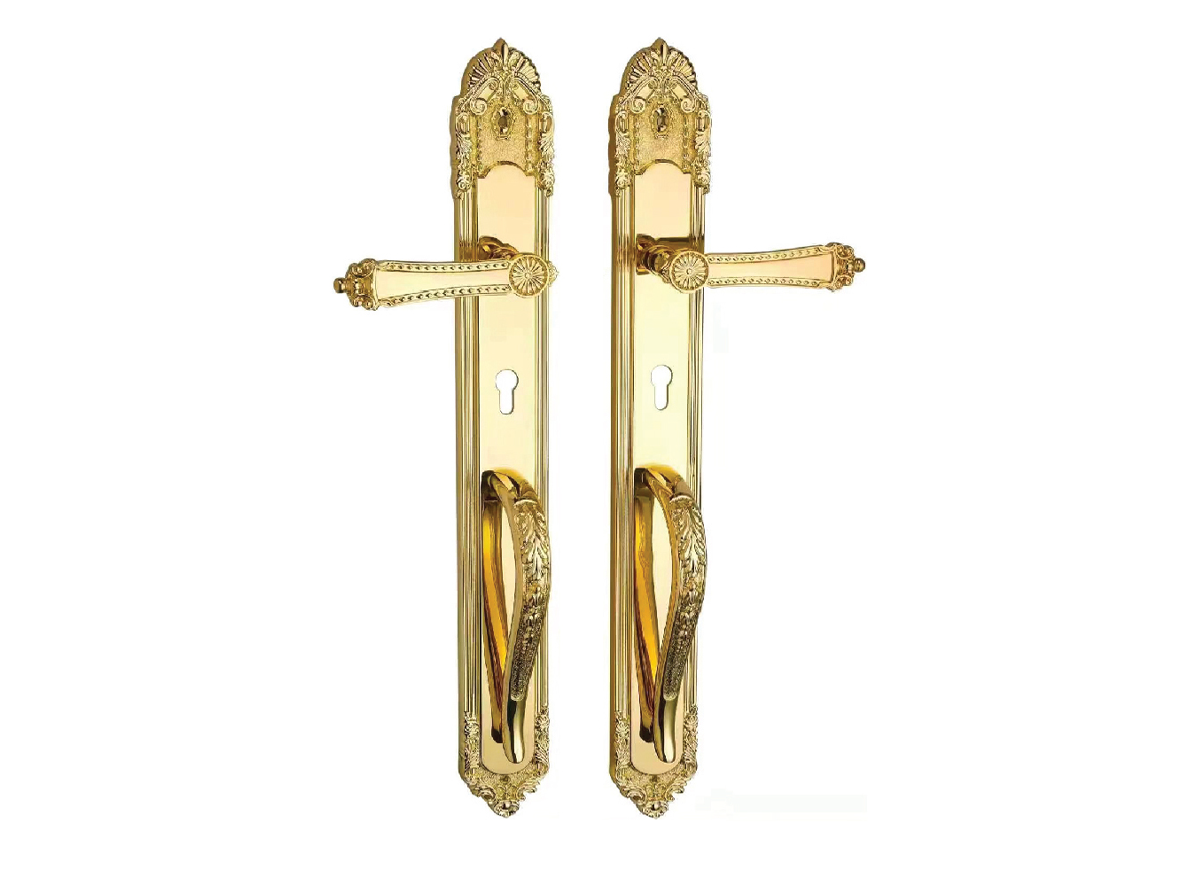 Khóa cửa chính CL806 BRASS 24K