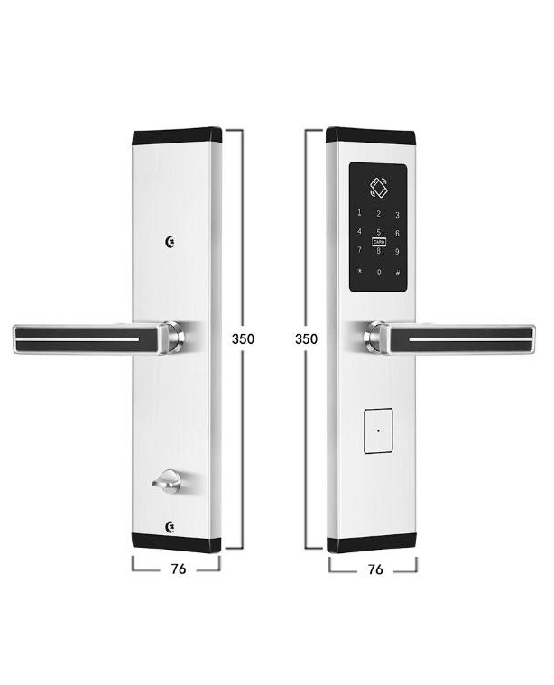 Khóa cửa điện tử Kassler KL-667 Silver