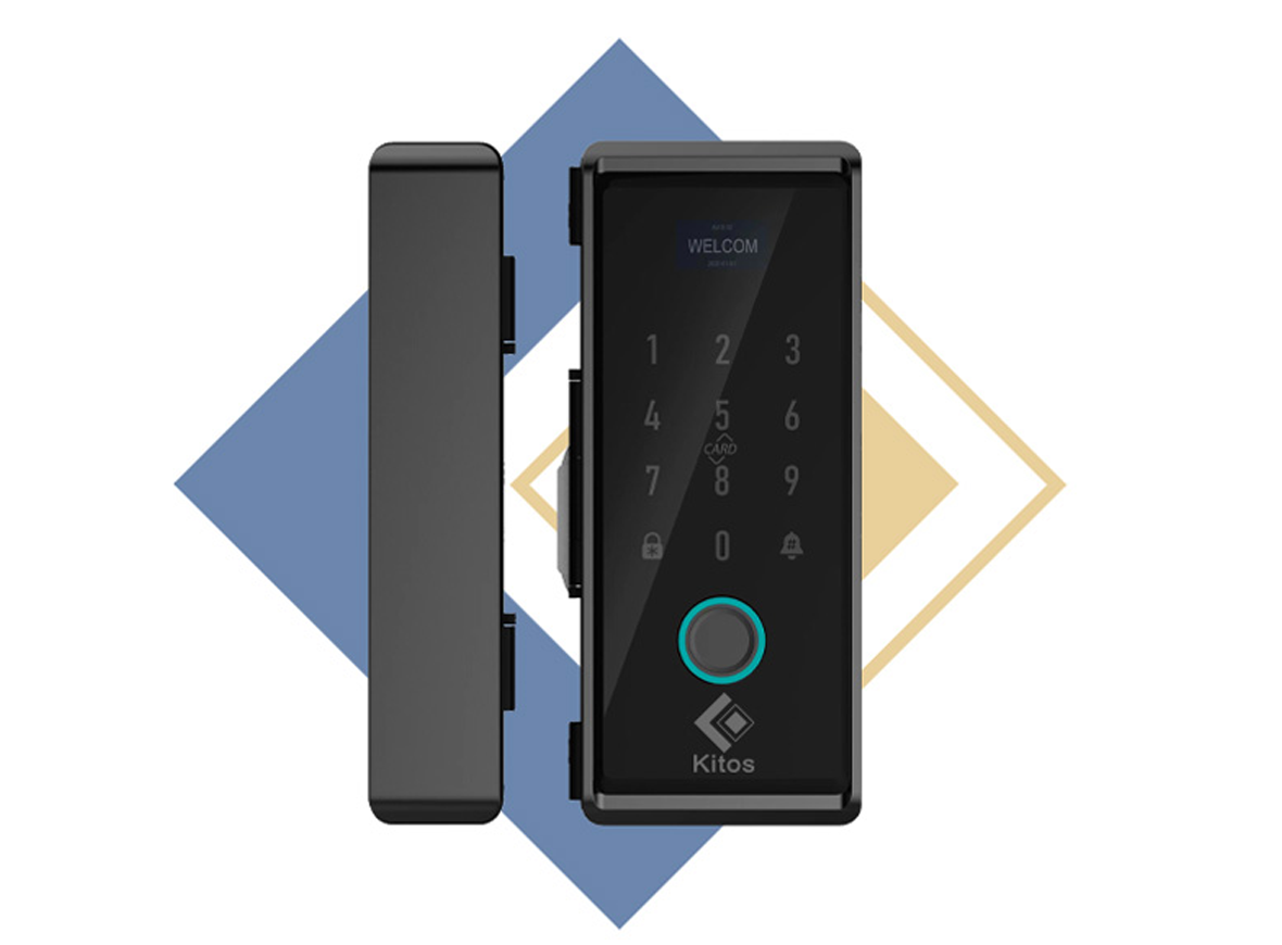 Khoá vân tay cửa kính Kitos KT-GL60