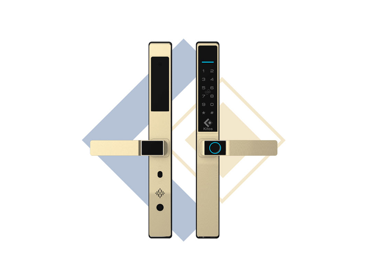 Khoá vân tay cửa nhôm Kitos KT-AL630 2 Khoá vân tay cửa nhôm Kitos KT-AL630 - Ảnh 2