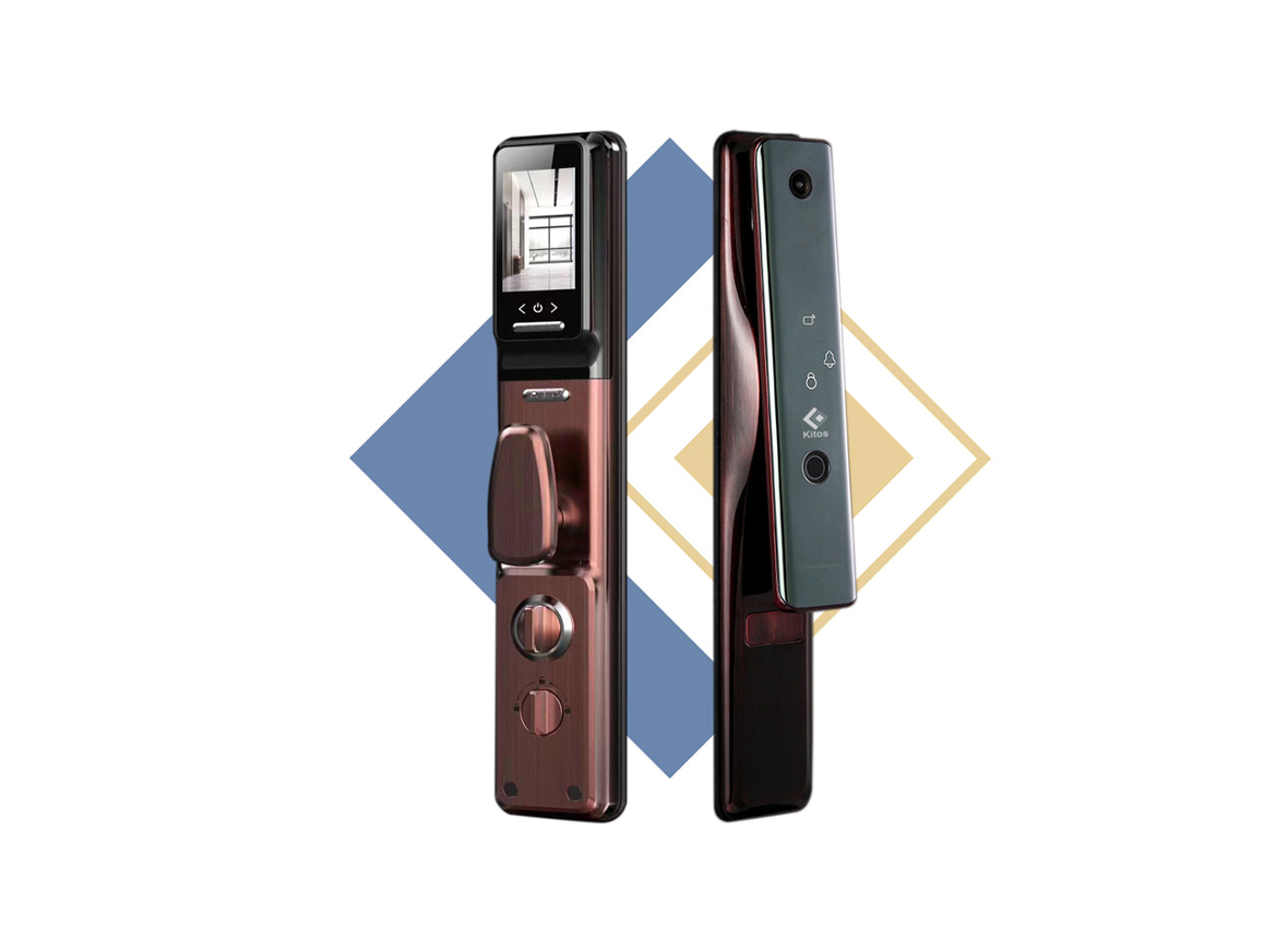 Khóa cửa vân tay camera Kitos KT-X5 2 Khóa cửa vân tay camera Kitos KT-X5 - Ảnh 2