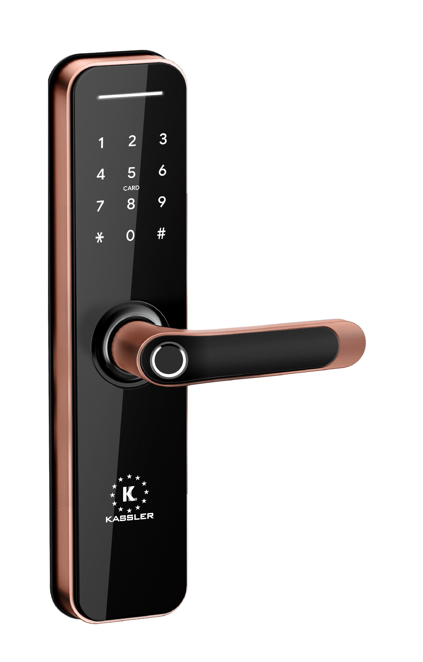 Khóa điện tử Kassler KL-668 APP Red Bronze