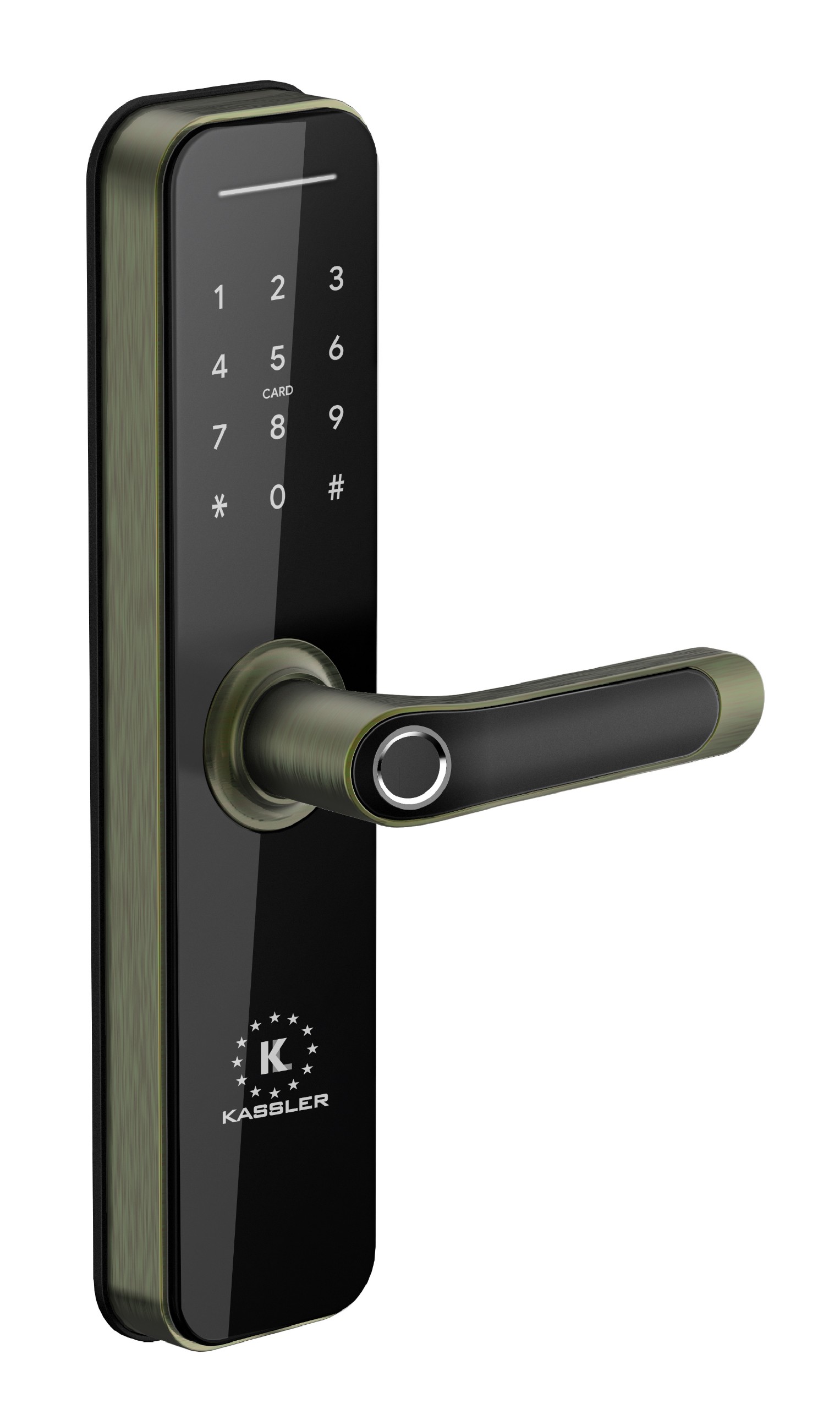 Khóa điện tử Kassler KL-668 APP Green Bronze