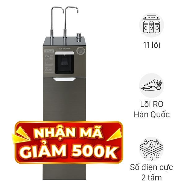 may loc nuoc ro nong nguoi lanh hydrogen sunhouse ultrax sha76688sh 11 loi 9