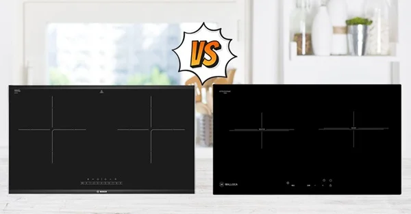 So sánh bếp từ Bosch và Malloca