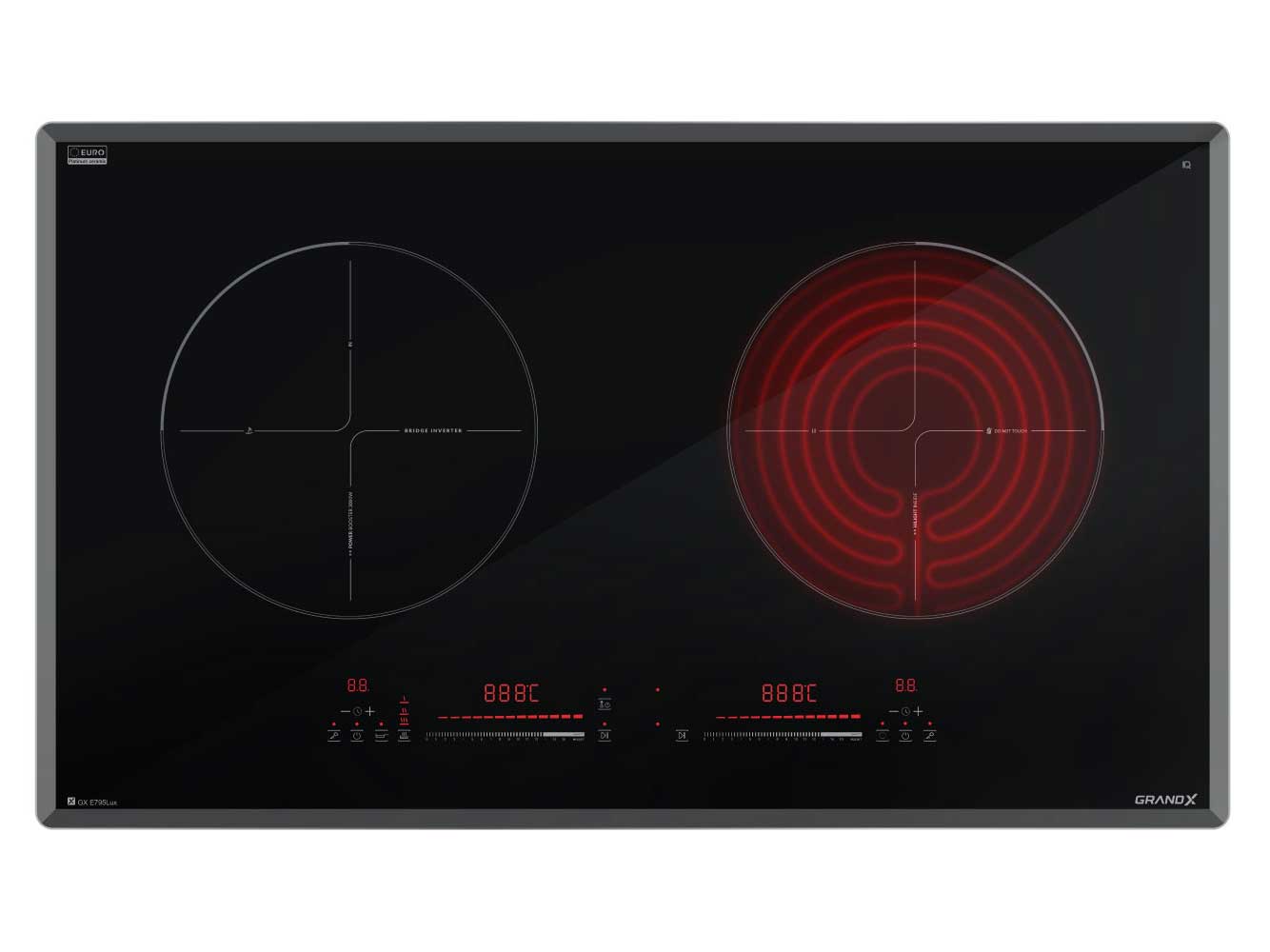 Bếp điện từ 2 vùng nấu GrandX GX E795Lux