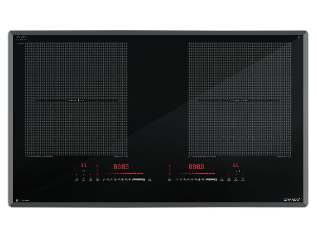 Bếp từ 2 vùng nấu GrandX GX IP869Pro