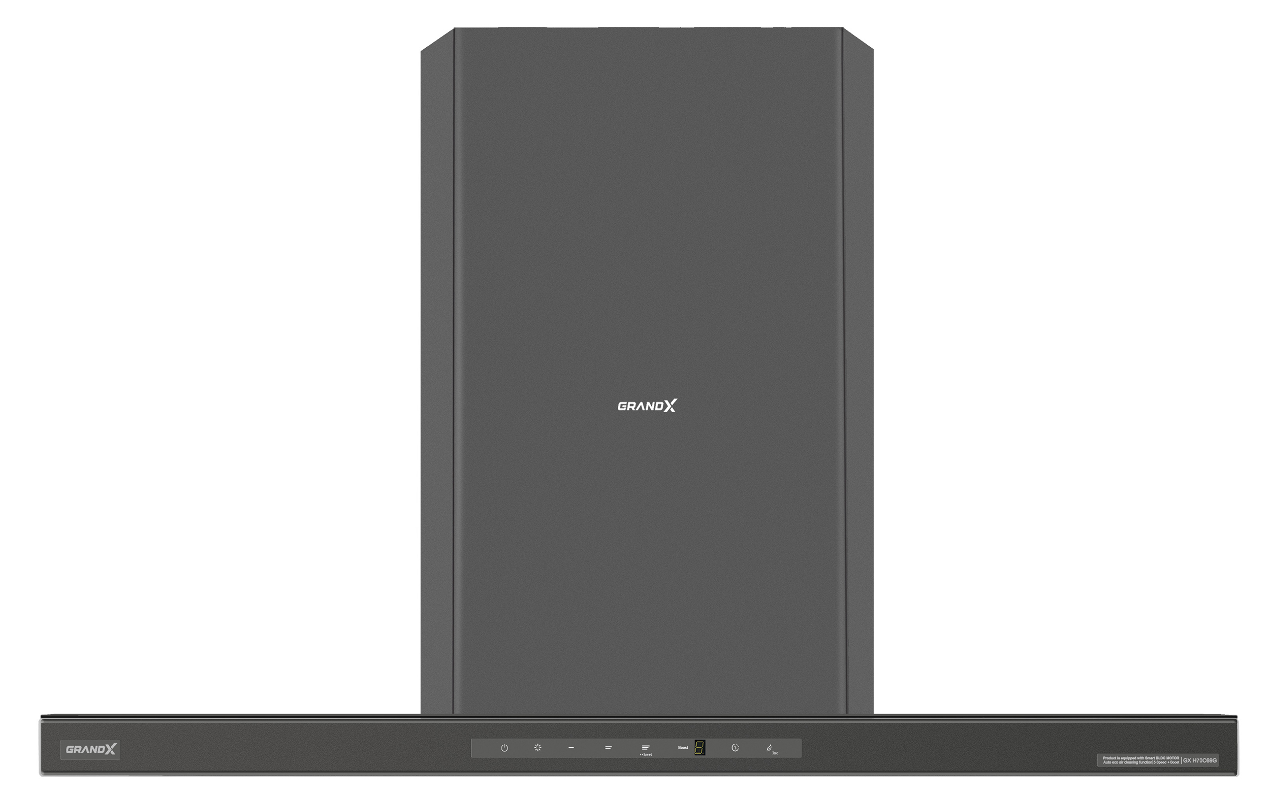 Máy hút mùi áp tường chữ T GrandX GX H70C69G