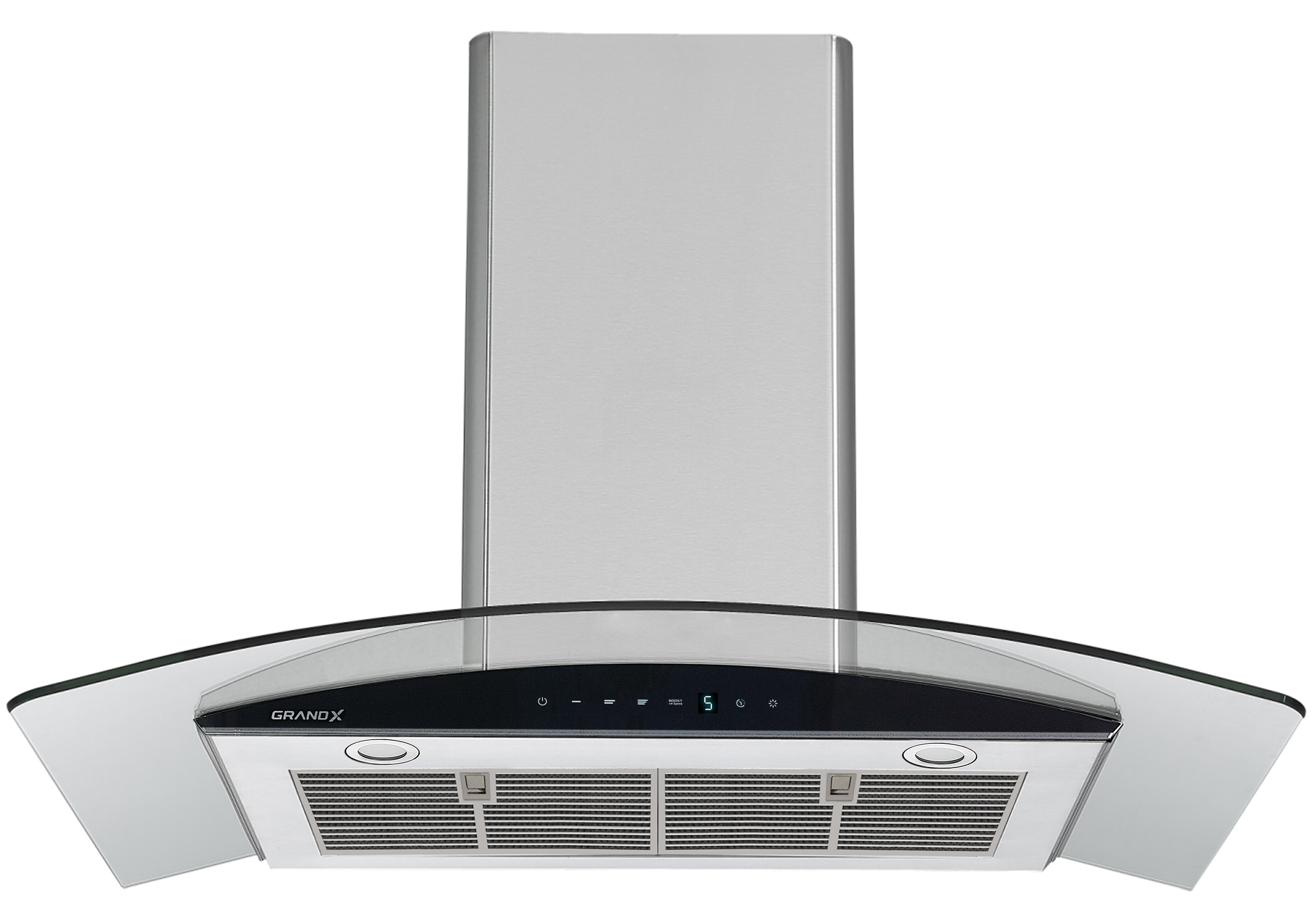 Máy hút mùi kính cong áp tường GrandX GX H70C62