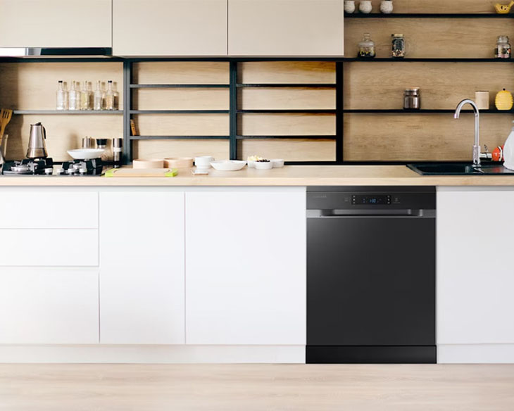 Máy rửa bát Samsung DW60CG550FSGSV – Bí mật tiết kiệm điện nước đến 30%