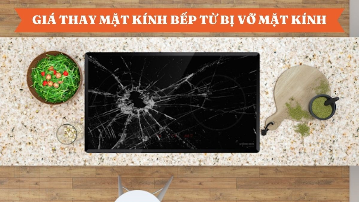 Upgrade bếp từ: Thay mặt kính bếp từ trong 15 phút, biến cũ thành sang chảnh