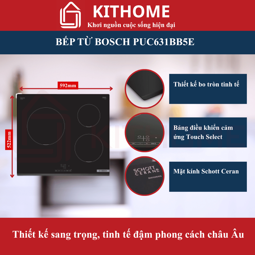 Bếp từ Bosch PUC631BB5E 10 Bếp từ Bosch PUC631BB5E - Ảnh 10